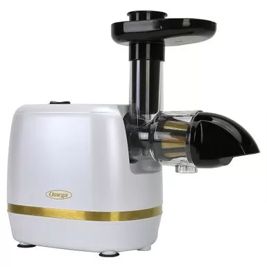 Omega - Cold Press 365, 150W, Horizontal Slow Masticating Juicer - White 3 Omega - Cold Press 365, 150W, Horizontal Slow Masticating Juicer - White