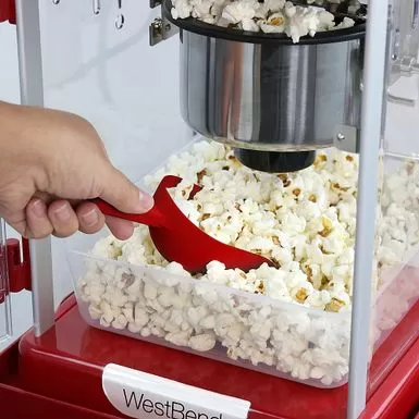 WestBend - 2.5-Ounce Popcorn Cart Popcorn Popper Machine - Red 14 WestBend - 2.5-Ounce Popcorn Cart Popcorn Popper Machine - Red - Image 12