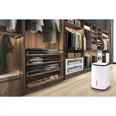 Honeywell - 70 Pint Dehumidifier - White 8 Honeywell - 70 Pint Dehumidifier - White - Image 6