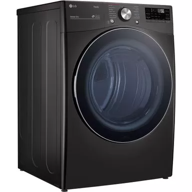 LG 7.4-Cu. Ft. Front Load Electric Dryer With TurboSteam And Built-In Intelligence, Black Steel 4 LG 7.4-Cu. Ft. Front Load Electric Dryer With TurboSteam And Built-In Intelligence, Black Steel - Image 2