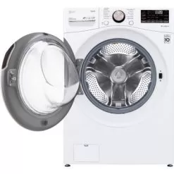 LG - 4.5 Cu. Ft. High-Efficiency Stackable Smart Front Load Washer With Steam And Built-In Intelligence - White -Appliance Shop 5e01a123 4cea 5976 bb9d f936774e0c3a