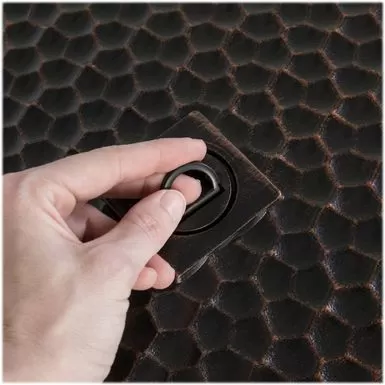 Fire Sense - Weyland Rectangular Aluminum LPG Fire Pit - Antique Bronze 7 Fire Sense - Weyland Rectangular Aluminum LPG Fire Pit - Antique Bronze - Image 5