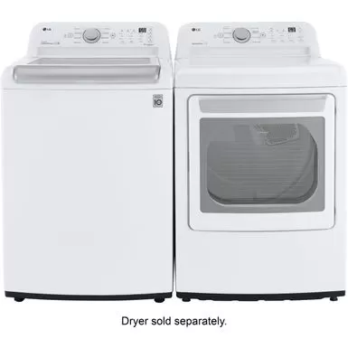 LG - 5.0 Cu. Ft. High-Efficiency Top Load Washer With 6Motion Technology - White 12 LG - 5.0 Cu. Ft. High-Efficiency Top Load Washer With 6Motion Technology - White - Image 10