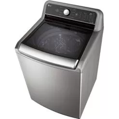 LG - 5.5 Cu. Ft. High Efficiency Smart Top Load Washer With TurboWash3D - Graphite Steel -Appliance Shop 5fa6682b e945 58a9 9dd9 15550ae56086