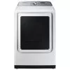 Samsung - 7.4 Cu. Ft. 12-Cycle Electric Dryer With Steam - White