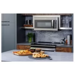 GE Profile - Profile Series 1.7 Cu. Ft. Convection Over-the-Range Microwave With Sensor Cooking And Chef Connect - Stainless Steel -Appliance Shop 6034fced dfd0 5af5 a14e 8bf80e11aa65