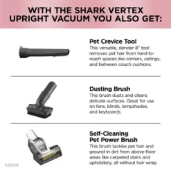 Shark - Vertex DuoClean PowerFin Upright Vacuum With Powered Lift-Away And Self-Cleaning Brushroll - Rose Gold 29 Shark - Vertex DuoClean PowerFin Upright Vacuum With Powered Lift-Away And Self-Cleaning Brushroll - Rose Gold -Appliance Shop 607fd168 bb14 405c bc8f 9344a82b8429