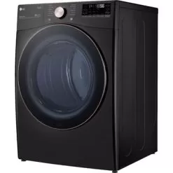 LG - 7.4 Cu. Ft. Stackable Smart Electric Dryer With Steam And Built-In Intelligence - Black Steel -Appliance Shop 6092c2b4 1ebe 5cf6 afe0 5b573e654fd4