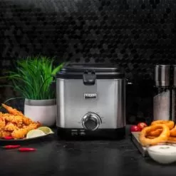 Bella Pro Series - 1.6-qt. Deep Fryer - Stainless Steel -Appliance Shop 615c0103 1273 5581 99bd 6a0f62726f31