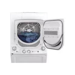 Ge Unitized Spacemaker 24" White Stack Washer With Electric Dryer -Appliance Shop 61813c0a c62f 4668 a353 7c1c6595911d
