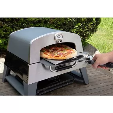 Cuisinart - 3-in-1 Pizza Oven Plus - Gray 7 Cuisinart - 3-in-1 Pizza Oven Plus - Gray - Image 5