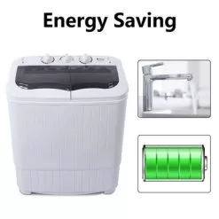 Compact Twin Tub Semi-automatic Washing Machine - Grey -Appliance Shop 61fe4d96 a7e9 46fb 8c6d ee3961e91b36