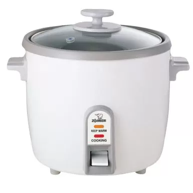 Zojirushi White Rice Cooker/ Steamer (3, 6, And 10 Cups) - 6 Cup - White 4 Zojirushi White Rice Cooker/ Steamer (3, 6, And 10 Cups) - 6 Cup - White - Image 2