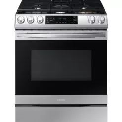 Samsung - 6.0 Cu. Ft. Front Control Slide-In Gas Convection Range With Air Fry & Wi-Fi, Fingerprint Resistant - Stainless Steel 40 Samsung - 6.0 Cu. Ft. Front Control Slide-In Gas Convection Range With Air Fry & Wi-Fi, Fingerprint Resistant - Stainless Steel -Appliance Shop 62d84fde 4b0f 44e3 95fe c539d6276bbc