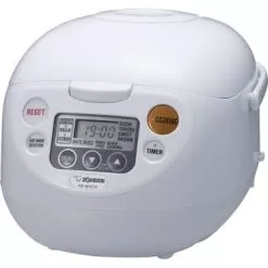 Zojirushi NS-WAC10WD White Fuzzy Logic 5.5-Cup Rice Cooker And Warmer - Zojirushi Fuzzy Logic 5.5-Cup Rice Cooker/Warmer