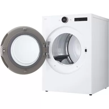 LG - 7.4 Cu. Ft. Smart Electric Dryer With Steam And Sensor Dry - White 7 LG - 7.4 Cu. Ft. Smart Electric Dryer With Steam And Sensor Dry - White - Image 5