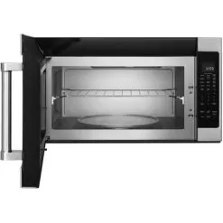 KitchenAid - 2.0 Cu. Ft. Over-the-Range Microwave With Sensor Cooking - Stainless Steel -Appliance Shop 6387f602 e067 534d b3dd fa4a16e48e4b