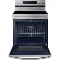 Samsung - 6.3 Cu. Ft. Freestanding Electric Convection+ Range With WiFi, No-Preheat Air Fry And Griddle - Stainless Steel 30 Samsung - 6.3 Cu. Ft. Freestanding Electric Convection+ Range With WiFi, No-Preheat Air Fry And Griddle - Stainless Steel -Appliance Shop 63d22dd7 e714 4bee ae65 c2ddb44aef1c