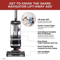Shark - Lift-Away ADV Upright Vacuum Cleaner -Appliance Shop 6482e73e edd2 442c a3a9 bcf9c8a36052