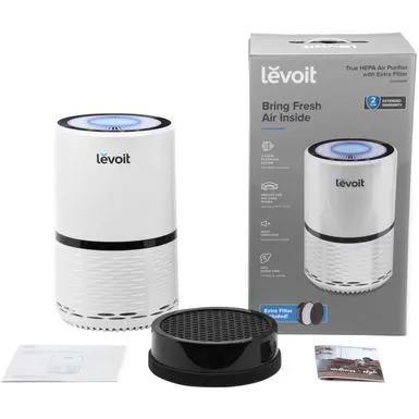 Levoit - Aerone 129 Sq. Ft True HEPA Air Purifier With Replacement Filter - White 11 Levoit - Aerone 129 Sq. Ft True HEPA Air Purifier With Replacement Filter - White - Image 9