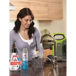 BISSELL - Little Green ProHeat Corded Handheld Deep Cleaner - Titanium With Chacha Lime Accents -Appliance Shop 65905813 24ab 4f1d 89e3 7f601465a821