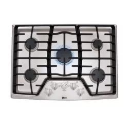 LG 30 Inch 5 Sealed Burner Gas Cooktop - STAINLESS STEEL