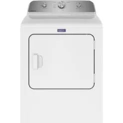 Maytag - 7.0 Cu. Ft. Electric Dryer With Wrinkle Prevent - White