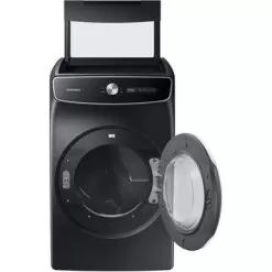 Samsung - 7.5 Cu. Ft. Smart Electric Dryer With Steam And FlexDry - Black -Appliance Shop 6713e9c1 b2f9 55d9 9be2 7db6f6e4a797