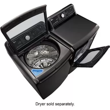 LG - 5.5 Cu. Ft. High-Efficiency Smart Top Load Washer With Steam And TurboWash3D Technology - Black Steel 11 LG - 5.5 Cu. Ft. High-Efficiency Smart Top Load Washer With Steam And TurboWash3D Technology - Black Steel - Image 9
