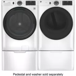 GE - 7.8 Cu. Ft. 10-Cycle Electric Dryer - White On White -Appliance Shop 685374c3 9c6d 5205 b306 0af8ed6e2db4