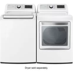 LG - 5.5 Cu. Ft. High Efficiency Smart Top Load Washer With TurboWash3D - White -Appliance Shop 68ee4061 f921 5732 88cf 40fbcb8d6458