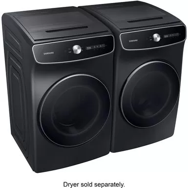 Samsung - 6.0 Cu. Ft. Total Capacity Smart Dial Washer With FlexWash™ And Super Speed Wash - Black 5 Samsung - 6.0 Cu. Ft. Total Capacity Smart Dial Washer With FlexWash™ And Super Speed Wash - Black - Image 3