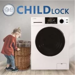 Equator Digital Compact 110V Vented/Ventless 18 Lbs Combo Washer Dryer 1400 RPM - White -Appliance Shop 69b6560a 0113 4800 81e9 3ad7c3c49002