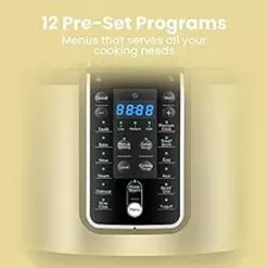 COMFEE Pressure Cooker 6 Quart With 12 Presets, Multi-Functional Programmable Slow Cooker, Rice Cooker, Steamer, Saut Pan, Egg Cooker, Warmer And More -Appliance Shop 6a9f047e a913 40a9 bce4 3bb0869414fa