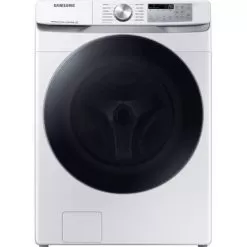 Samsung - 4.5 Cu. Ft. Large Capacity Smart Front Load Washer With Super Speed Wash - White