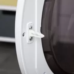 HOMCOM Compact Laundry Dryer Machine, 1300W, 3.22 Cu. Ft. Electric Portable Clothes Dryer With 7 Drying Modes - 23.5" X 20" X 27.5" - White -Appliance Shop 6c7bea39 6fc3 4718 b421 8698df0d722c