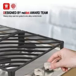 Gasland Chef 30" Built-in Gas Cooktop Stainless Steel 4 Italy Sabaf Burner NG/LPG Convertible Gas Stovetop - Black 14 Gasland Chef 30" Built-in Gas Cooktop Stainless Steel 4 Italy Sabaf Burner NG/LPG Convertible Gas Stovetop - Black -Appliance Shop 6c8e4b7e 57b4 4742 90c3 f3d2838e1dae