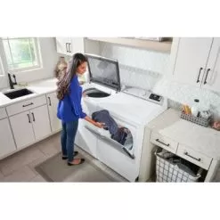 Maytag - 7.4 Cu. Ft. Smart Gas Dryer With Steam And Extra Power Button - White -Appliance Shop 6ca97fec 09bb 573e b366 cf59438dbb7a