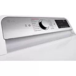 LG - 7.3 Cu. Ft. Smart Gas Dryer With Steam And Sensor Dry - White -Appliance Shop 6cdccd2f f039 5e52 b44a 3733e8f87da9