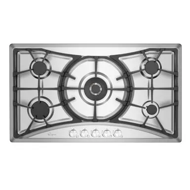 2 Piece Kitchen Appliances Packages Including 36" Gas Cooktop And 36" Under Cabinet Range Hood - Silver 4 2 Piece Kitchen Appliances Packages Including 36" Gas Cooktop And 36" Under Cabinet Range Hood - Silver - Image 2