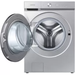 Samsung - Bespoke 5.3 Cu. Ft. Ultra Capacity Front Load Washer With Super Speed Wash And AI Smart Dial - Silver Steel -Appliance Shop 6efdd70a 9bbd 567f a88d 24edfd1a255a