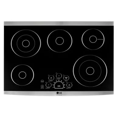 LG STUDIO 30" Electric Cooktop - Black 3 LG STUDIO 30" Electric Cooktop - Black