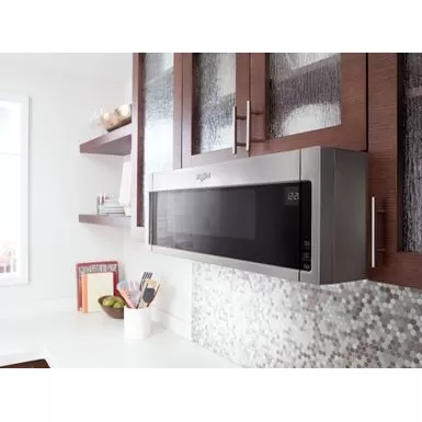 Whirlpool - 1.1 Cu. Ft. Low Profile Over-the-Range Microwave Hood Combination - Stainless Steel 11 Whirlpool - 1.1 Cu. Ft. Low Profile Over-the-Range Microwave Hood Combination - Stainless Steel - Image 9