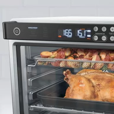 Ninja - Foodi 10-in-1 Smart XL Air Fry Oven, Countertop Convection Oven With Dehydrate & Reheat Capability - Stainless Silver 9 Ninja - Foodi 10-in-1 Smart XL Air Fry Oven, Countertop Convection Oven With Dehydrate & Reheat Capability - Stainless Silver - Image 7