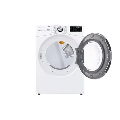 LG DLEX4200W 7.4 Cu.ft. Ultra Large Capacity Electric Dryer With Sensor Dry, TurboSteam Technology And Wi-Fi Connectivity, White - White 7 LG DLEX4200W 7.4 Cu.ft. Ultra Large Capacity Electric Dryer With Sensor Dry, TurboSteam Technology And Wi-Fi Connectivity, White - White - Image 5