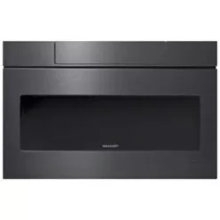 Sharp SMD2470AH 24 Inch Microwave Drawer - Black Stainless - Black Stainless