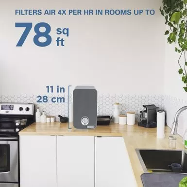 GermGuardian AC4100 Tabletop Tower 3-in-1 Air Cleaning System - Grey 5 GermGuardian AC4100 Tabletop Tower 3-in-1 Air Cleaning System - Grey - Image 3