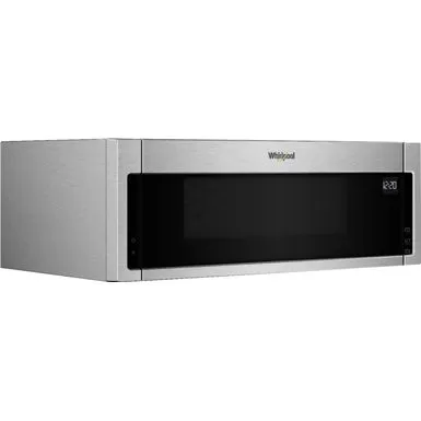 Whirlpool - 1.1 Cu. Ft. Low Profile Over-the-Range Microwave Hood Combination - Stainless Steel 4 Whirlpool - 1.1 Cu. Ft. Low Profile Over-the-Range Microwave Hood Combination - Stainless Steel - Image 2