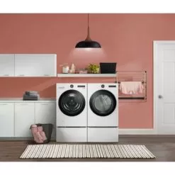 LG - 5.0 Cu. Ft. High-Efficiency Smart Front Load Washer With Steam And TurboWash 360 - White -Appliance Shop 712cc305 4abb 56d5 a2f7 21f7bc599a9e