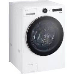 LG - 5.0 Cu. Ft. High-Efficiency Smart Front Load Washer With Steam And TurboWash 360 - White -Appliance Shop 71e34086 27b3 5184 9dbe 28c3dc7f81af